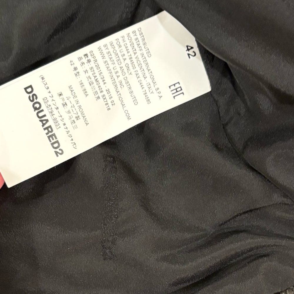 Dsquared2 Black Leather Jacket - image 8